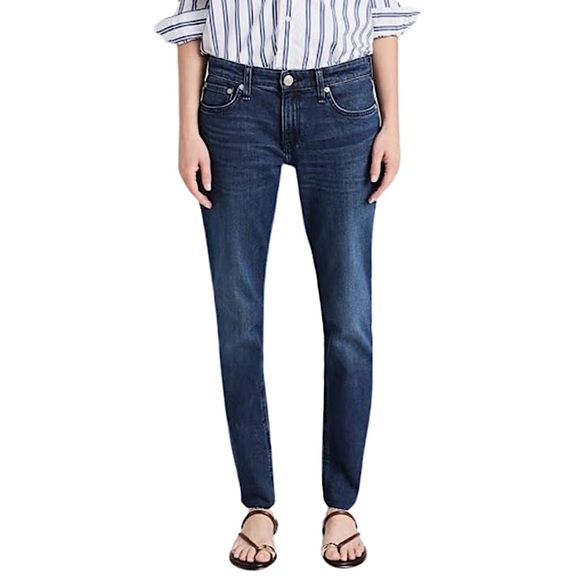 Rag & Bone Women's Dre Low-Rise Slim Boyfriend Jeans - Picture 4 of 12